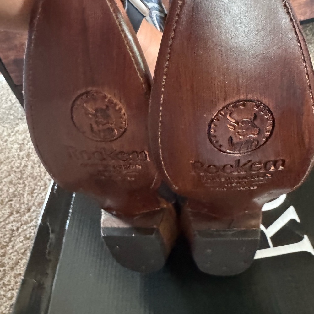 Silver Metallic Cowboy Boots - Picture 9 of 9